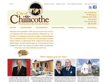 Tablet Screenshot of chillicothecity.org